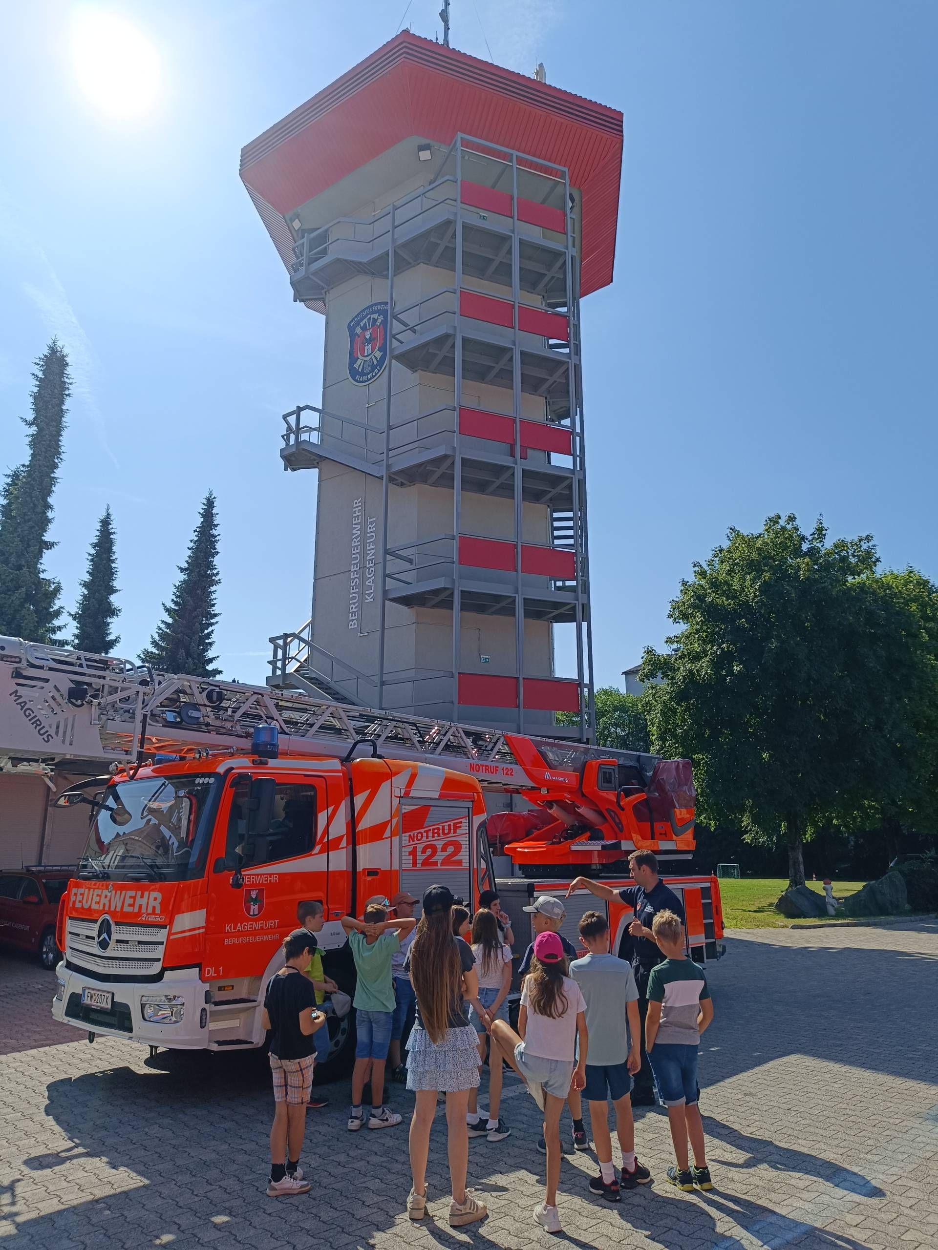 Bei der Berufsfeuerwehr